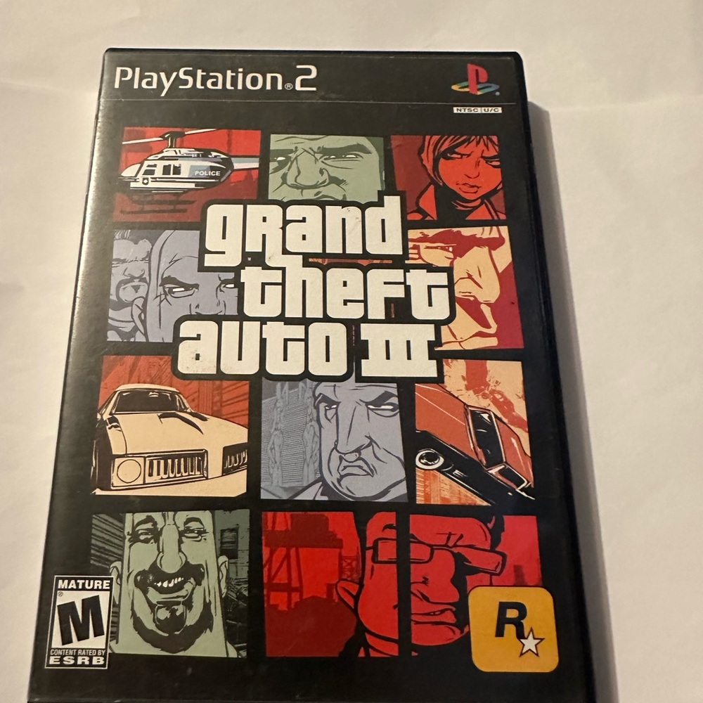 PS2 Grand Theft Auto III CIB with poster